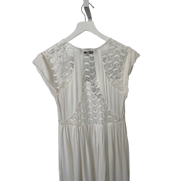 Blessed Are The Meek White Boho Maxi Dress - Picture 6 of 7